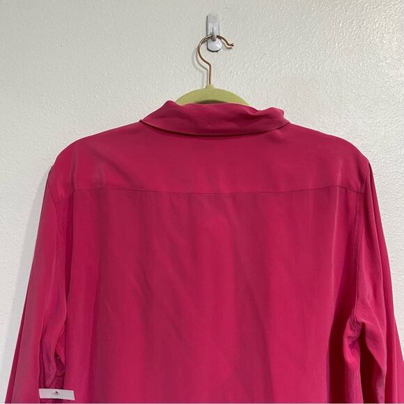 Equipment Femme Pink Neck Scarf Button Down Sz S - Picture 9 of 14